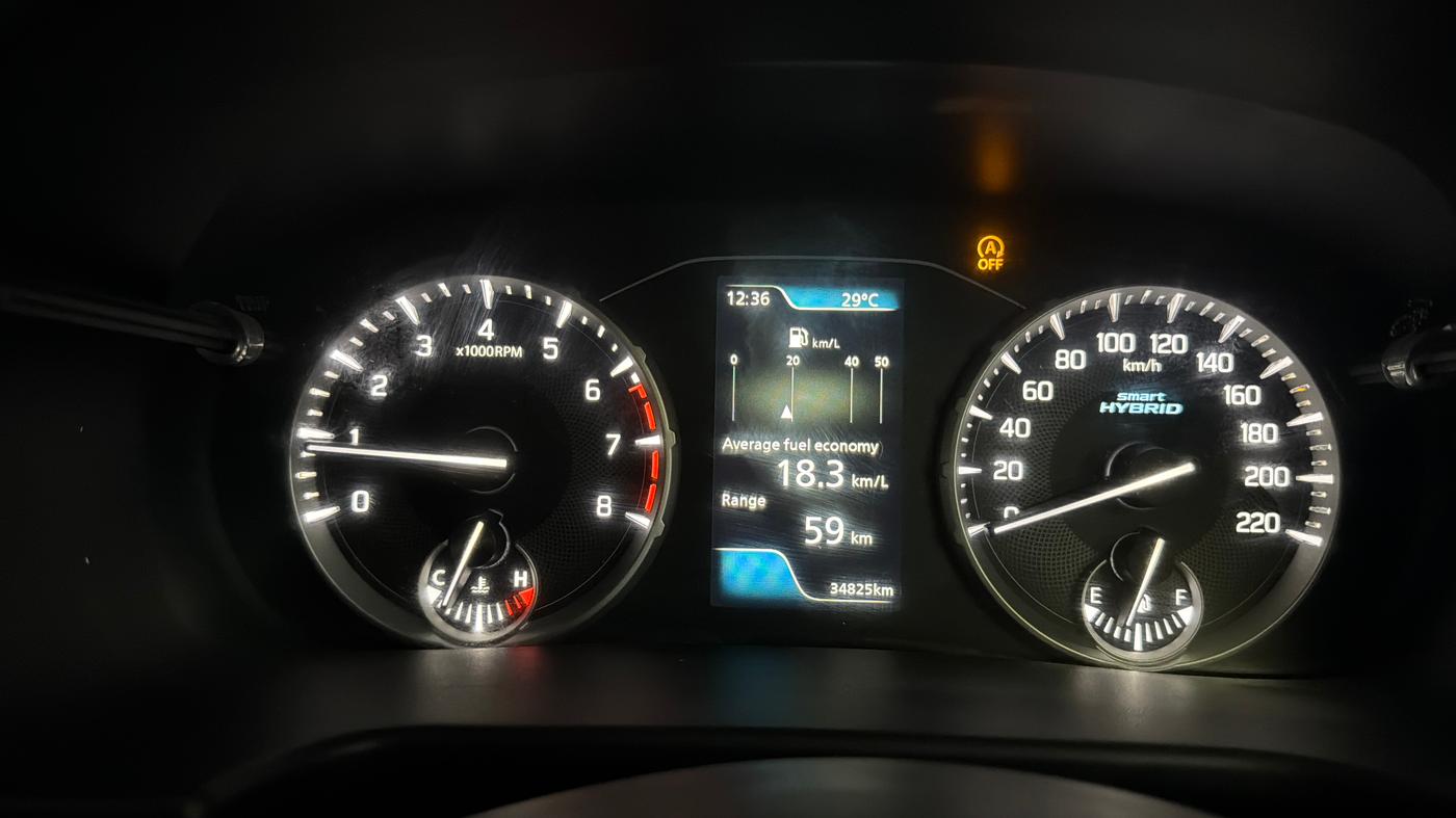 2023 Maruti BREZZA ZXI + SMART HYBRID, Petrol, Manual, 34,825 km, Odometer Image
