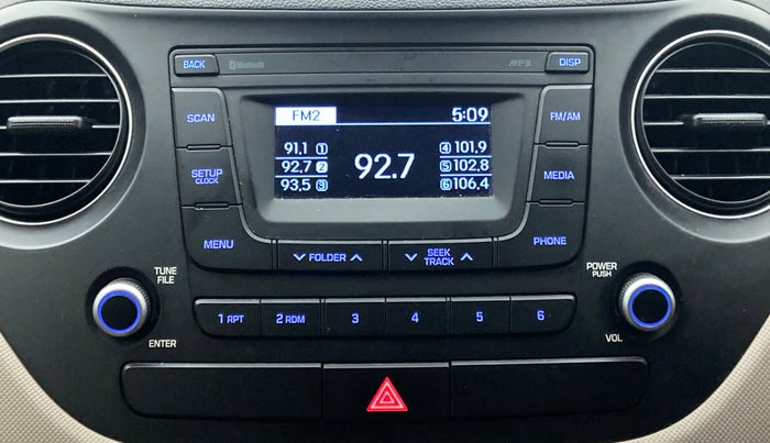 2016 Hyundai Xcent S AT 1.2, Petrol, Automatic, 42,241 km, Infotainment System