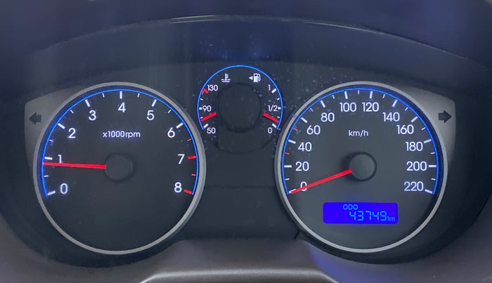 2010 Hyundai i20 MAGNA O 1.2, Petrol, Manual, 44,175 km, Odometer Image
