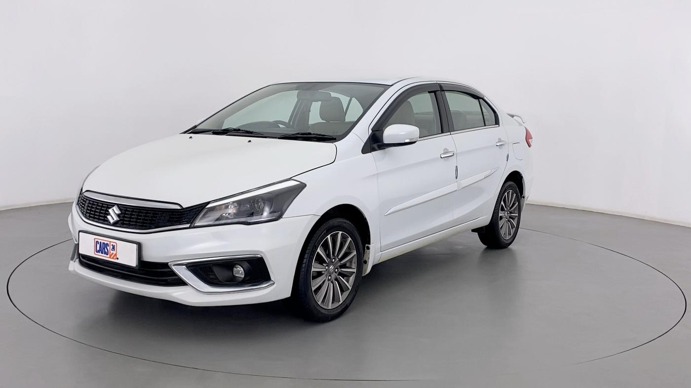 2021 Maruti Ciaz ALPHA 1.5 AT SHVS, Petrol, Automatic, 80,414 km, Left Front Diagonal