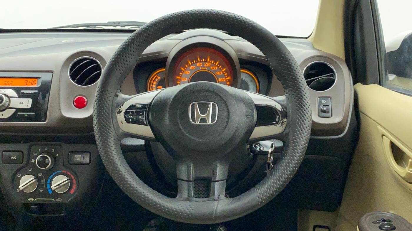 2012 Honda Brio S MT, Petrol, Manual, 78,175 km, Steering Wheel Close Up