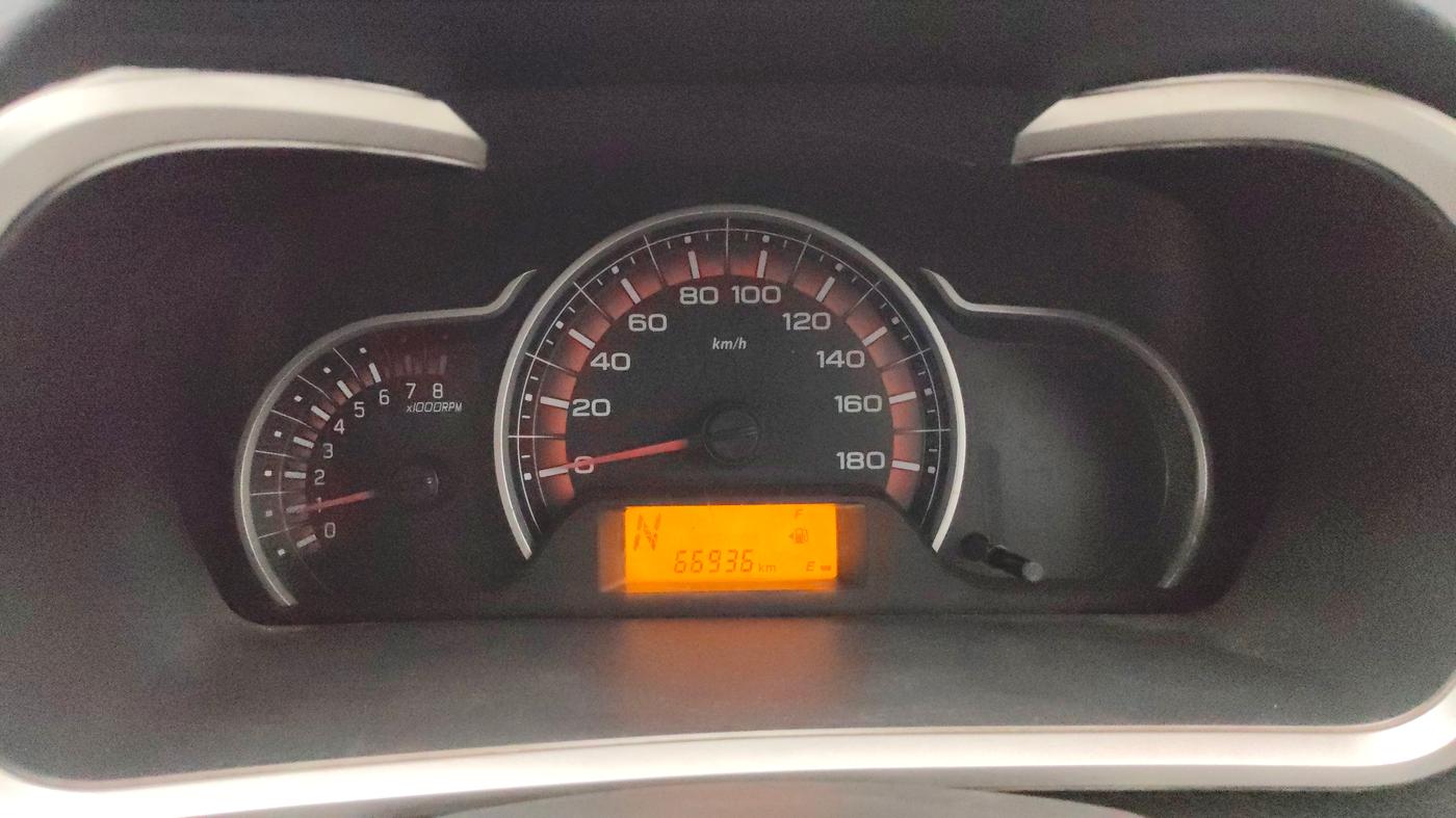 2015 Maruti Alto K10 VXI AMT, Petrol, Automatic, 66,936 km, Odometer Image