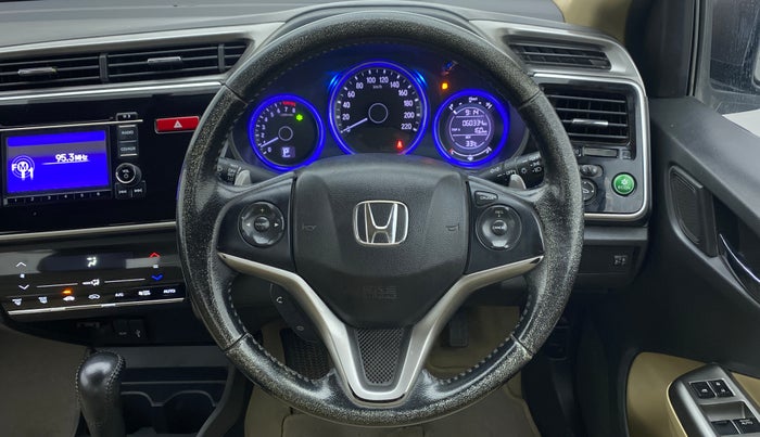 2015 Honda City VX CVT PETROL, Petrol, Automatic, 60,401 km, Steering Wheel Close Up
