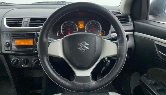 2015 Maruti Swift VXI, Petrol, Manual, 60,440 km, Steering Wheel Close Up