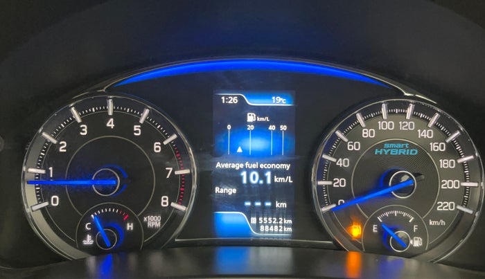 2020 Maruti Ciaz ALPHA 1.5 SHVS PETROL, Petrol, Manual, 88,454 km, Odometer Image