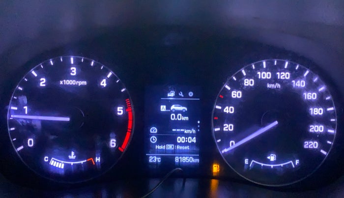 2016 Hyundai Creta 1.6 SX (O) CRDI, Diesel, Manual, 82,364 km, Odometer Image