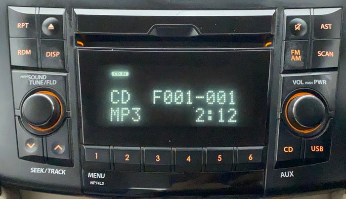 2014 Maruti Swift Dzire ZXI, Petrol, Manual, 88,871 km, Infotainment System