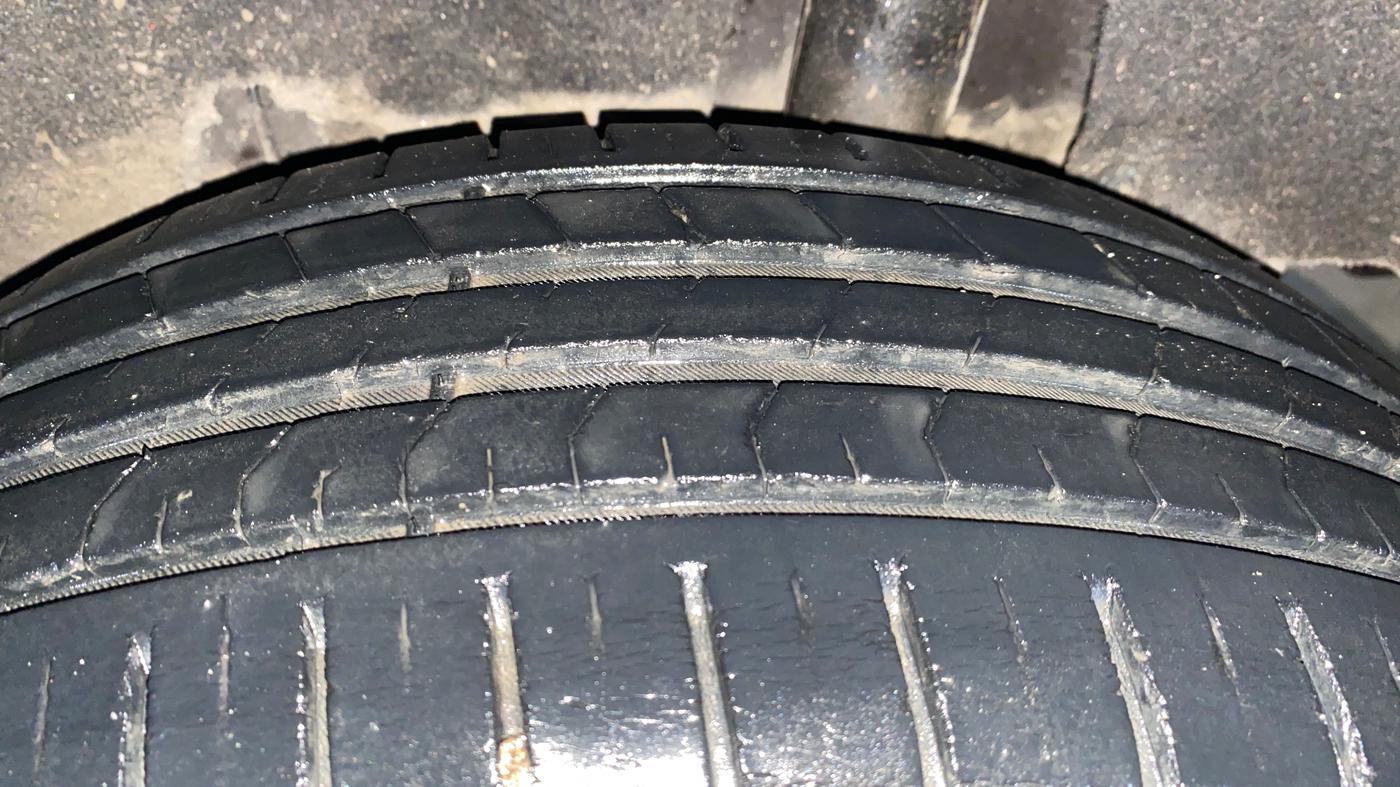 2019 Maruti Baleno ALPHA CVT PETROL 1.2, Petrol, Automatic, 47,788 km, Left Rear Tyre Tread