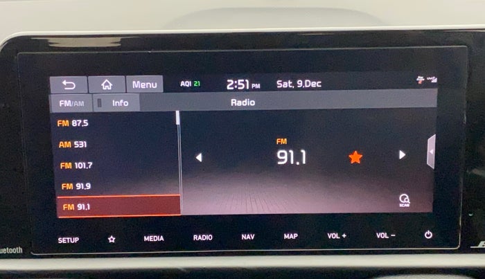 2020 KIA SONET GTX PLUS 1.0 IMT, Petrol, Manual, 44,428 km, Infotainment System