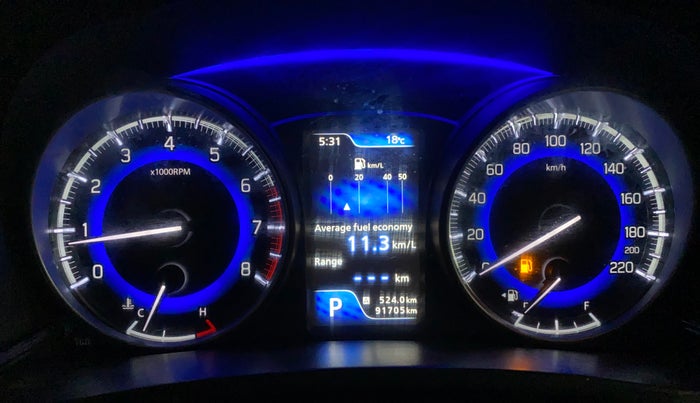 2018 Maruti Baleno ZETA CVT PETROL 1.2, Petrol, Automatic, 91,650 km, Odometer Image