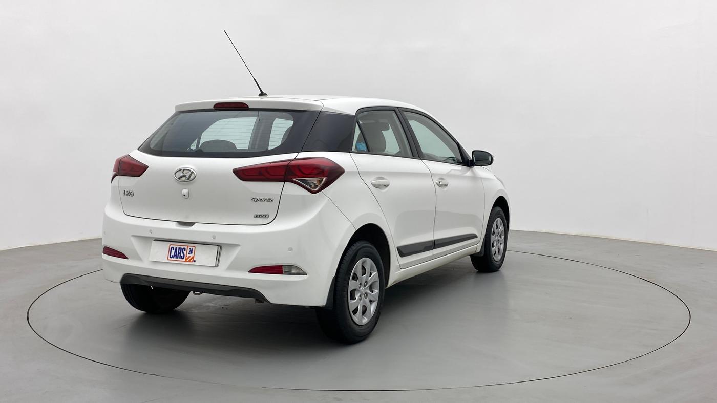 2016 Hyundai Elite i20 Sportz 1.2 VTVT MT, Petrol, Manual, 35,061 km, Right Back Diagonal