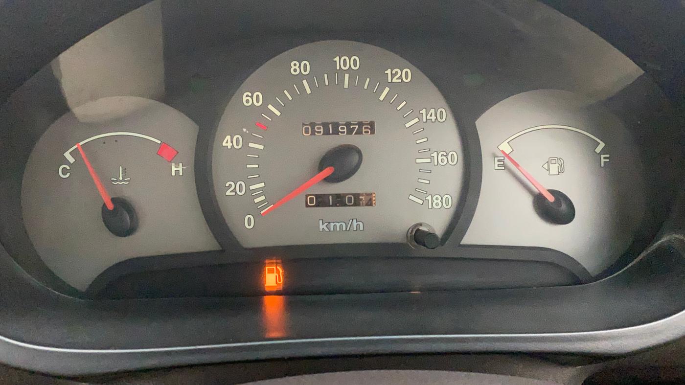 2010 Hyundai Santro Xing GLS, Petrol, Manual, 91,968 km, Odometer Image