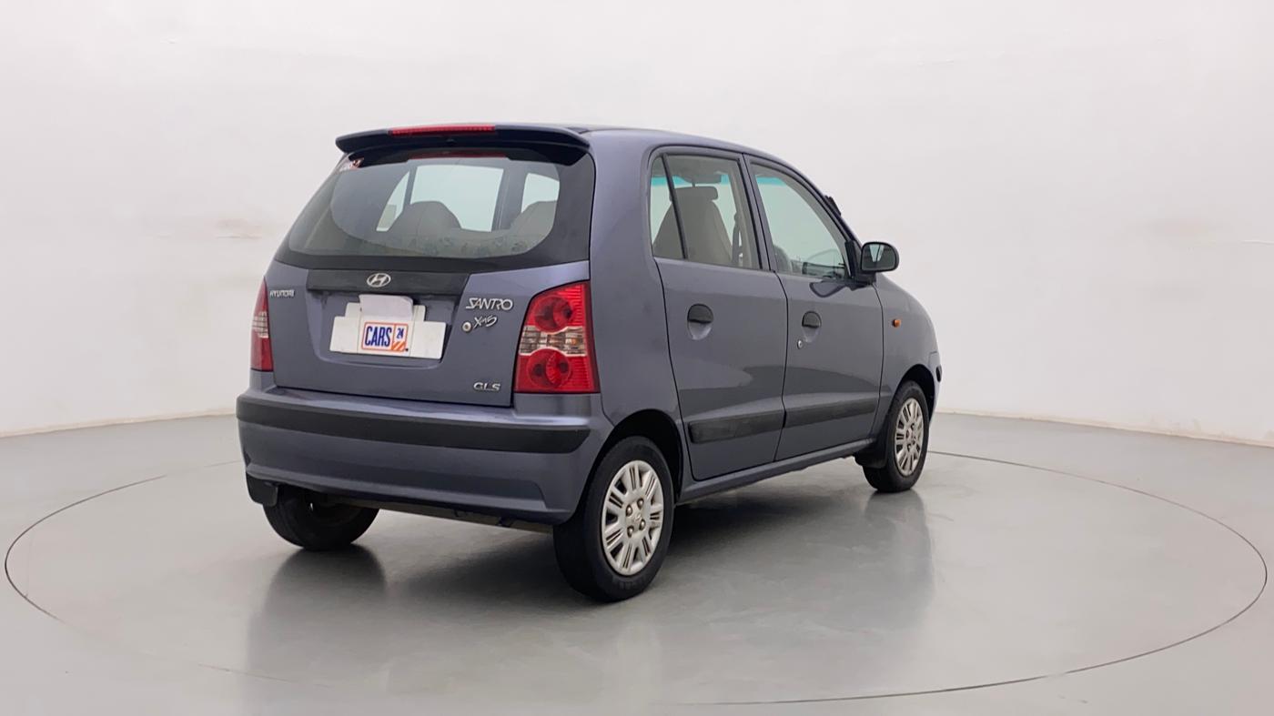 2010 Hyundai Santro Xing GLS, Petrol, Manual, 91,968 km, Right Back Diagonal