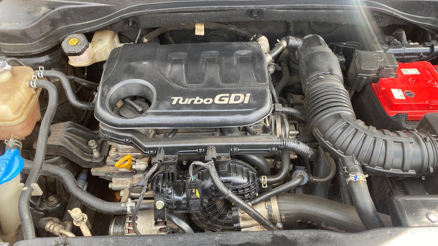 2021 KIA SONET HTK PLUS 1.0 IMT, Petrol, Manual, 23,368 km, Engine View