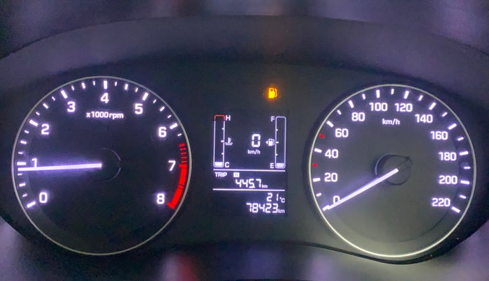 2017 Hyundai Elite i20 SPORTZ 1.2, Petrol, Manual, 78,423 km, Odometer Image