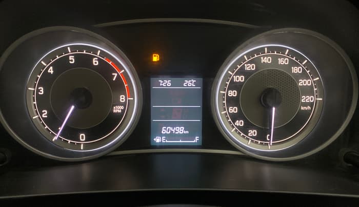 2018 Maruti Dzire ZXI, Petrol, Manual, 60,468 km, Odometer Image