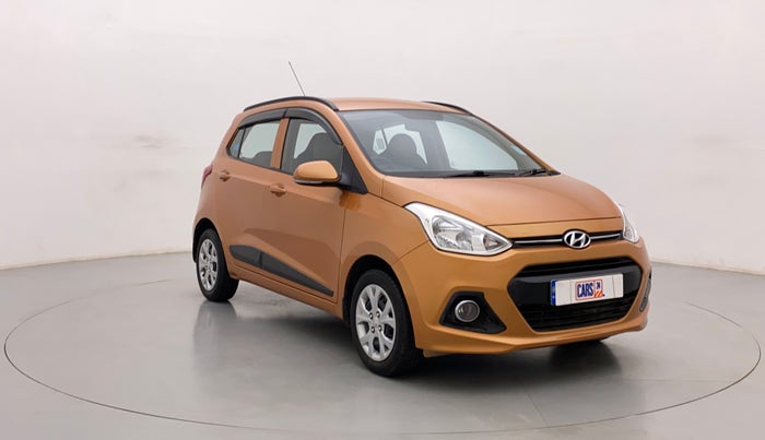 2015 Hyundai Grand i10 SPORTZ 1.2 KAPPA VTVT, Petrol, Manual, 69,263 km, Right Front Diagonal