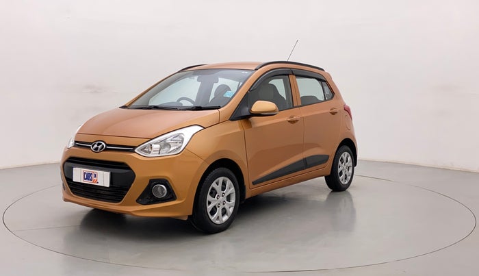 2015 Hyundai Grand i10 SPORTZ 1.2 KAPPA VTVT, Petrol, Manual, 69,263 km, Left Front Diagonal