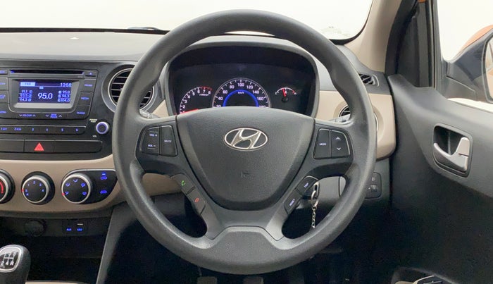 2015 Hyundai Grand i10 SPORTZ 1.2 KAPPA VTVT, Petrol, Manual, 69,263 km, Steering Wheel Close Up