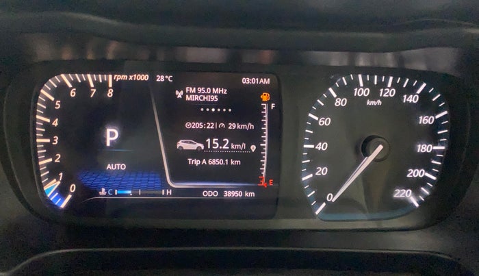 2023 Tata ALTROZ XZA + SUNROOF, Petrol, Automatic, 38,905 km, Odometer Image