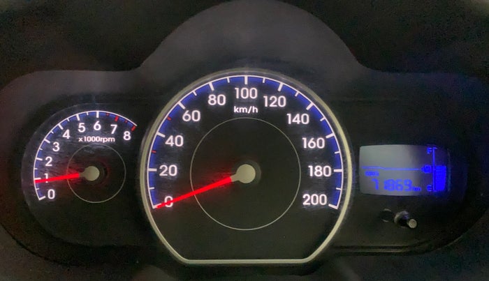 2012 Hyundai i10 MAGNA 1.2, Petrol, Manual, 71,869 km, Odometer Image