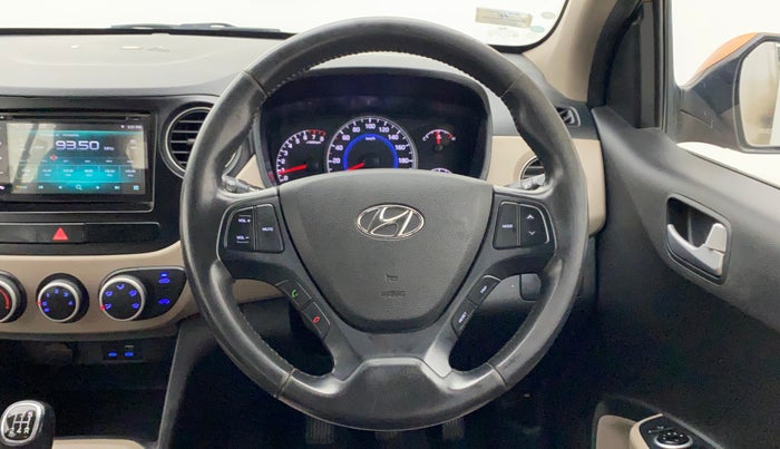 2016 Hyundai Grand i10 ASTA 1.2 KAPPA VTVT, Petrol, Manual, 92,564 km, Steering Wheel Close Up