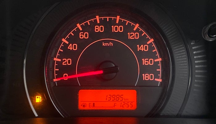 2019 Maruti New Wagon-R VXI 1.2L, Petrol, Manual, 14,218 km, Odometer Image