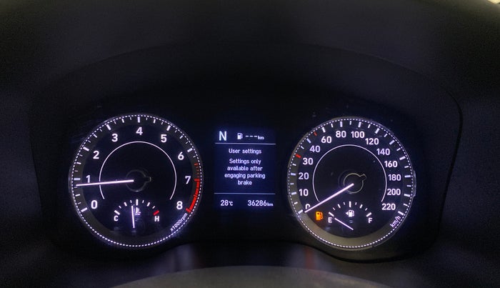 2022 Hyundai VENUE SX 1.0 TURBO IMT, Petrol, Manual, 36,243 km, Odometer Image