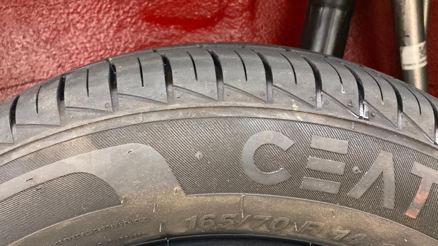 2025 Maruti S PRESSO Vxi Plus (O), Petrol, Manual, 3,511 km, Left Rear Tyre Tread