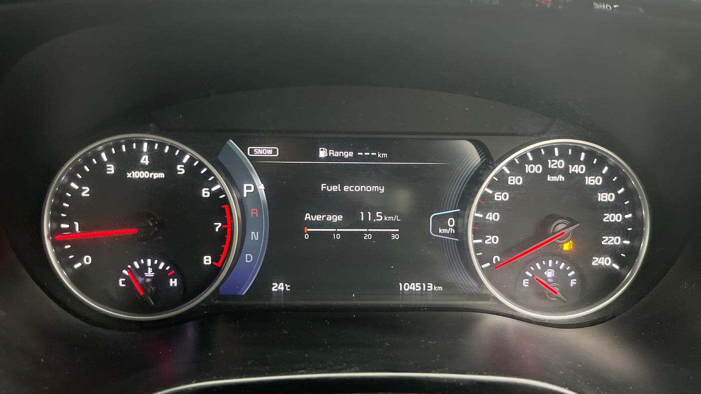 2020 KIA SELTOS GTX PLUS DCT 1.4 PETROL, Petrol, Automatic, 1,04,512 km, Odometer Image