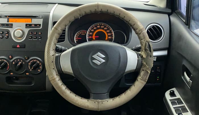 2012 Maruti Wagon R 1.0 VXI, Petrol, Manual, 38,816 km, Steering Wheel Close Up