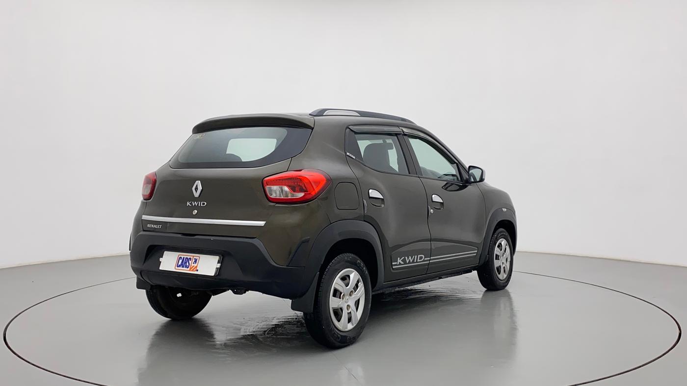 2019 Renault Kwid RXT 1.0 (O), Petrol, Manual, 50,524 km, Right Back Diagonal