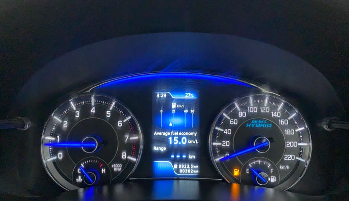 2018 Maruti Ciaz ALPHA  AT 1.5 SHVS PETROL, Petrol, Automatic, 80,362 km, Odometer Image