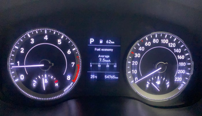 2021 Hyundai VENUE SX PLUS 1.0 TURBO DCT, Petrol, Automatic, 54,725 km, Odometer Image