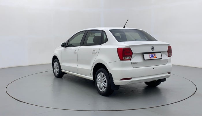 2018 Volkswagen Ameo Trendline 1.0, Petrol, Manual, 25,197 km, Left Back Diagonal (45- Degree) View