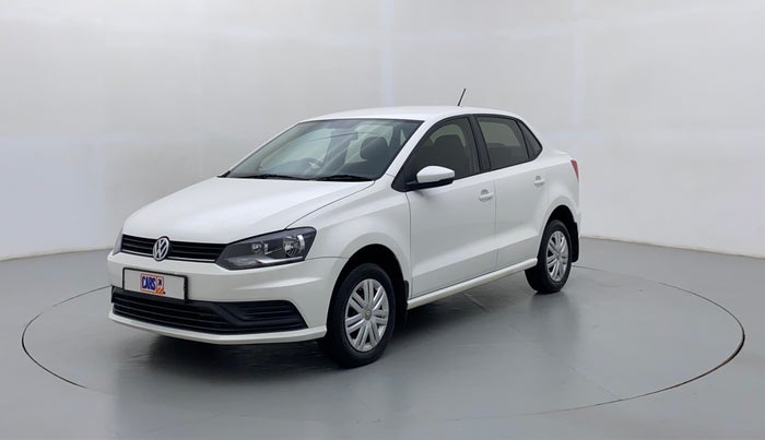 2018 Volkswagen Ameo Trendline 1.0, Petrol, Manual, 25,197 km, Left Front Diagonal (45- Degree) View