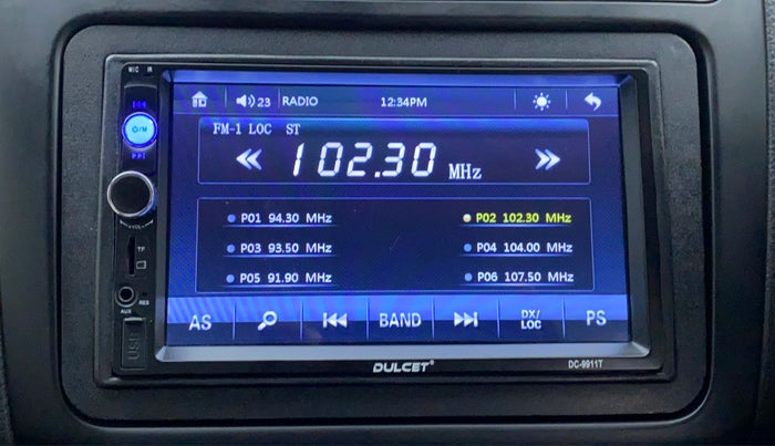 2018 Volkswagen Ameo Trendline 1.0, Petrol, Manual, 25,197 km, Infotainment System