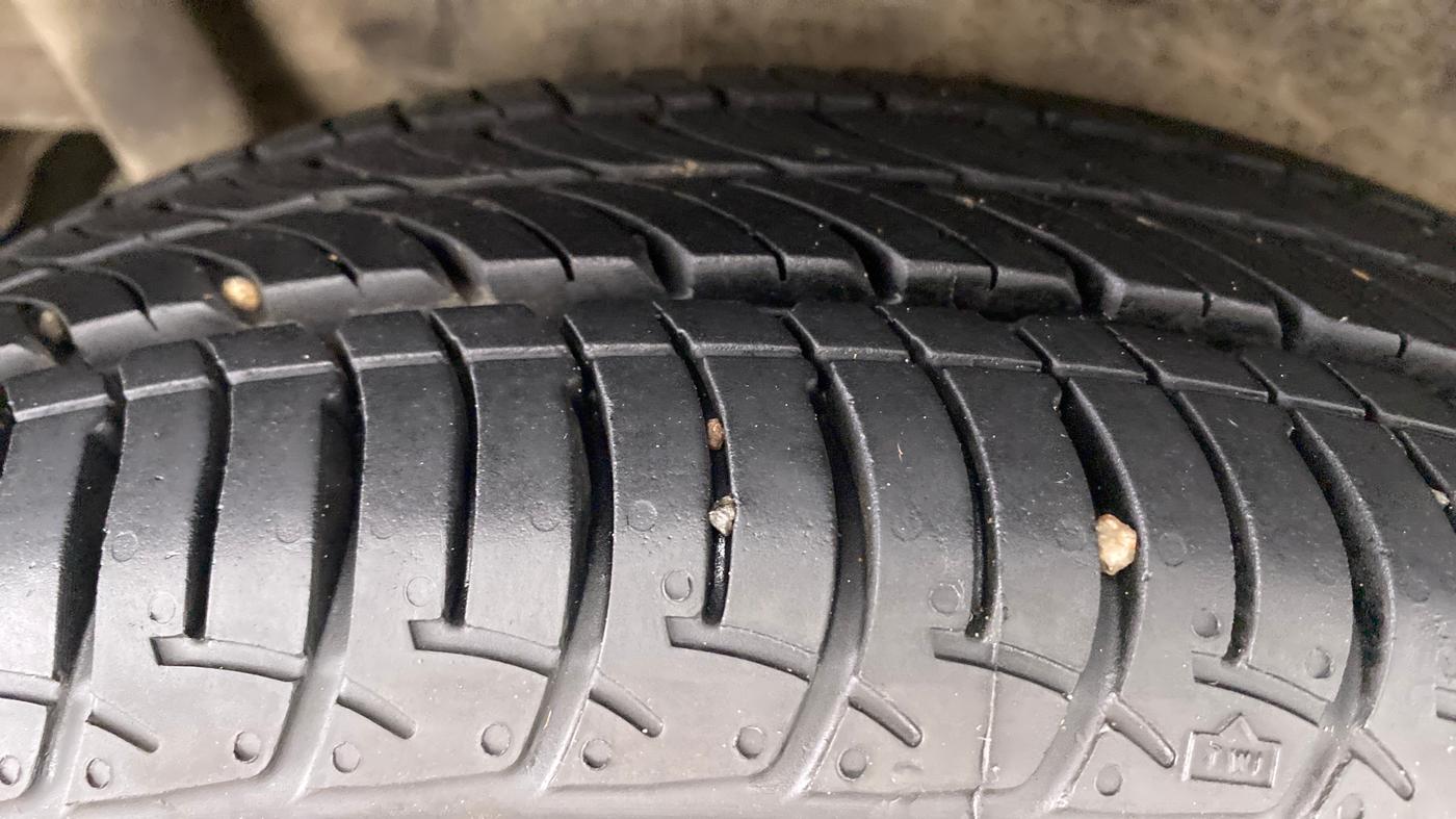 2011 Maruti Wagon R 1.0 VXI, Petrol, Manual, 62,314 km, Right Rear Tyre Tread