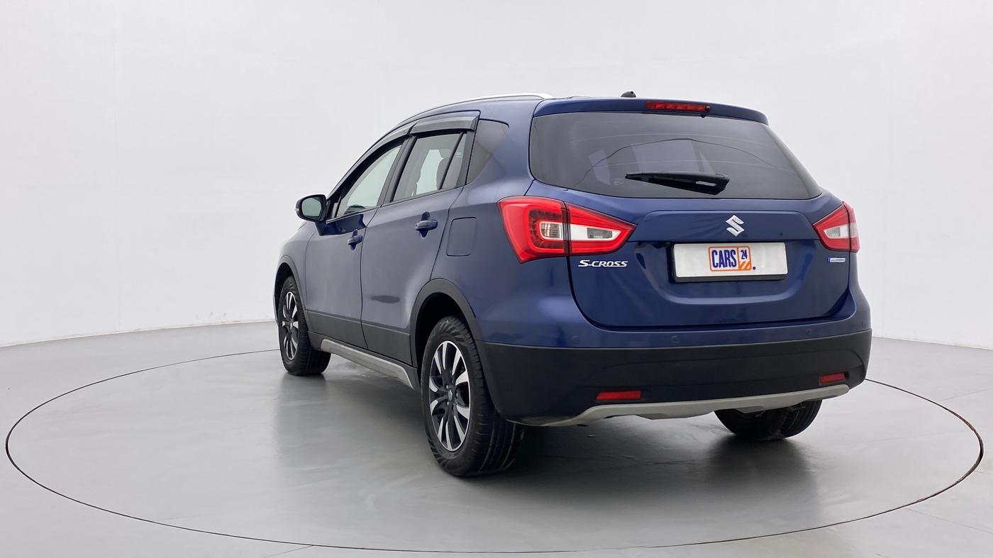 2020 Maruti S Cross ALPHA AT SMART HYBRID, Petrol, Automatic, 36,468 km, Left Back Diagonal