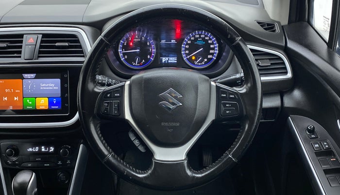 2020 Maruti S Cross ALPHA AT SMART HYBRID, Petrol, Automatic, 36,468 km, Steering Wheel Close Up