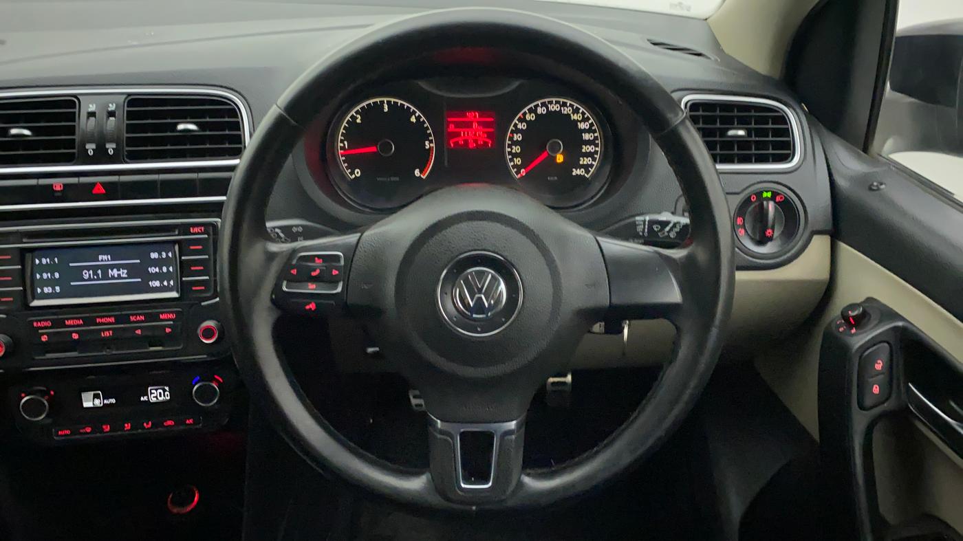 2014 Volkswagen Polo GT TDI, Diesel, Manual, 1,11,433 km, Steering Wheel Close Up