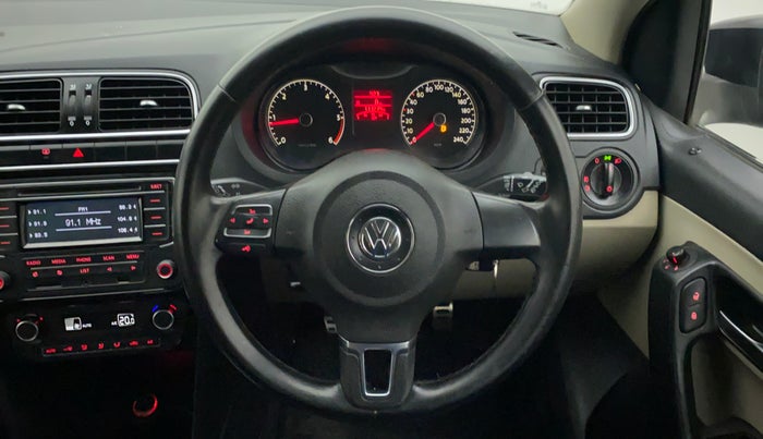 2014 Volkswagen Polo GT TDI, Diesel, Manual, 1,11,433 km, Steering Wheel Close Up