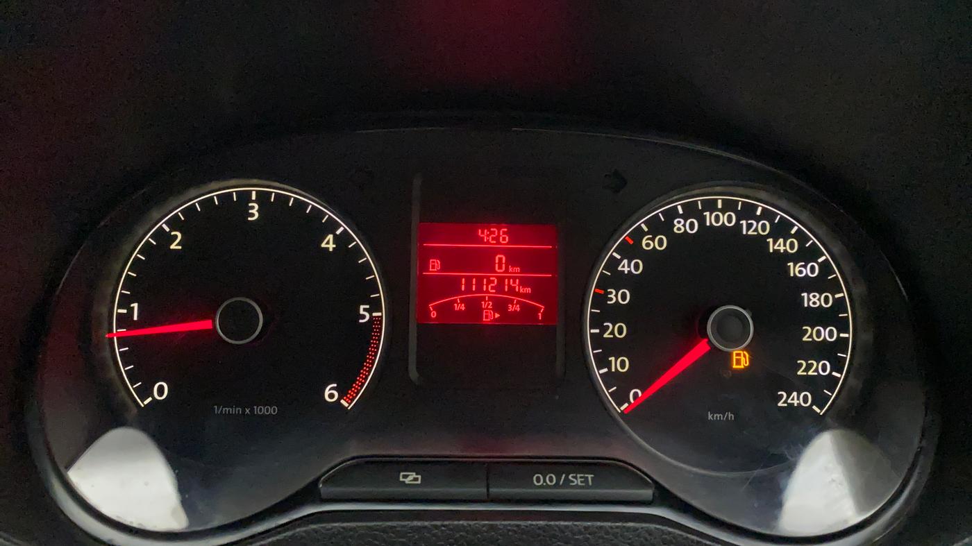2014 Volkswagen Polo GT TDI, Diesel, Manual, 1,11,433 km, Odometer Image