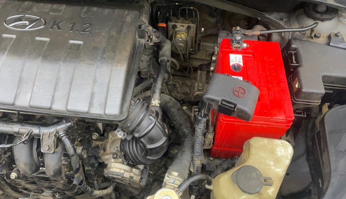 2016 Hyundai Grand i10 ASTA (O) 1.2 KAPPA VTVT, Petrol, Manual, 43,970 km, Engine View - Left