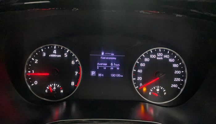 2019 KIA SELTOS HTX IVT 1.5 PETROL, Petrol, Automatic, 1,30,104 km, Odometer Image