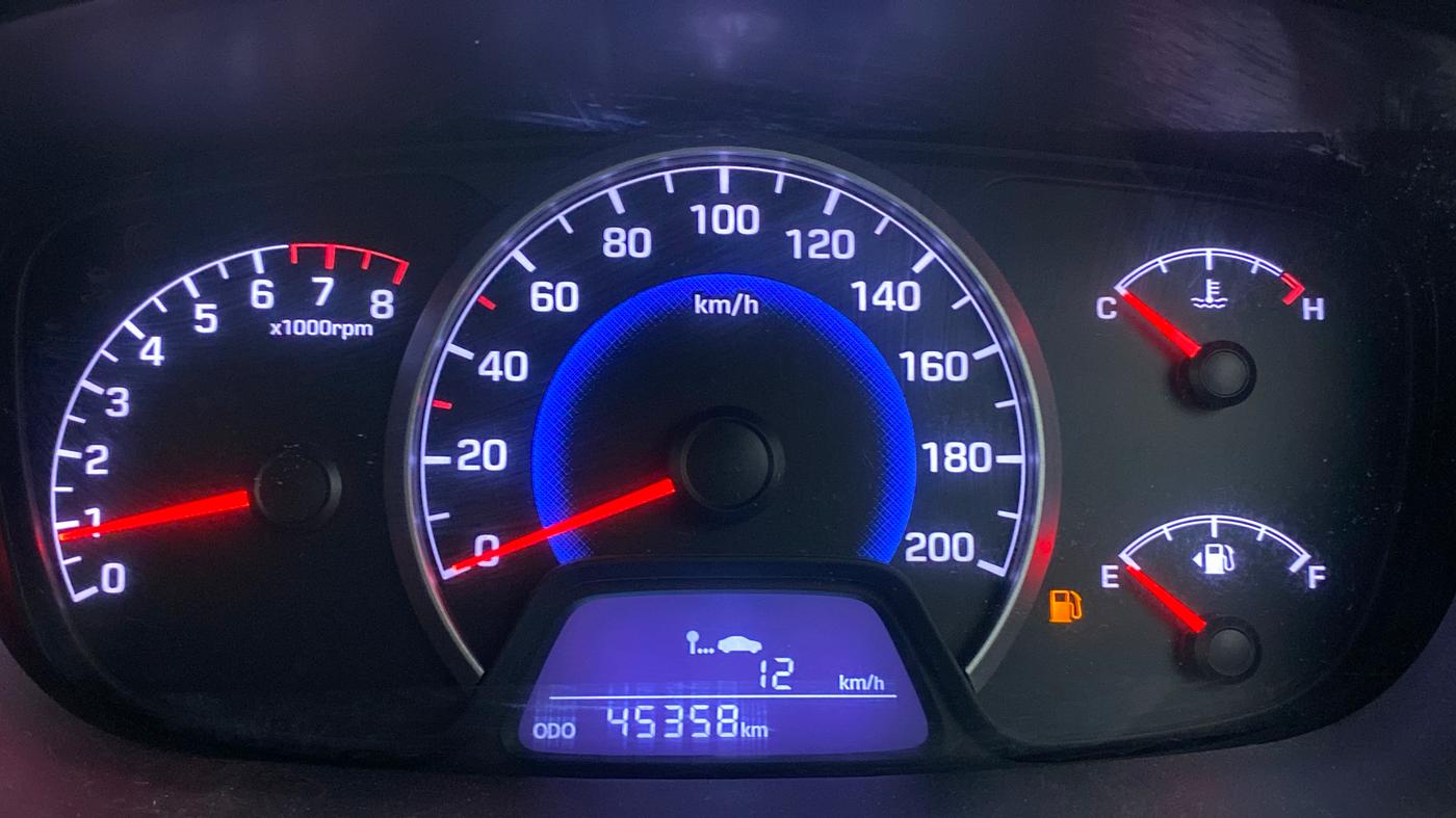2015 Hyundai Grand i10 MAGNA 1.2 KAPPA VTVT, Petrol, Manual, 45,358 km, Odometer Image