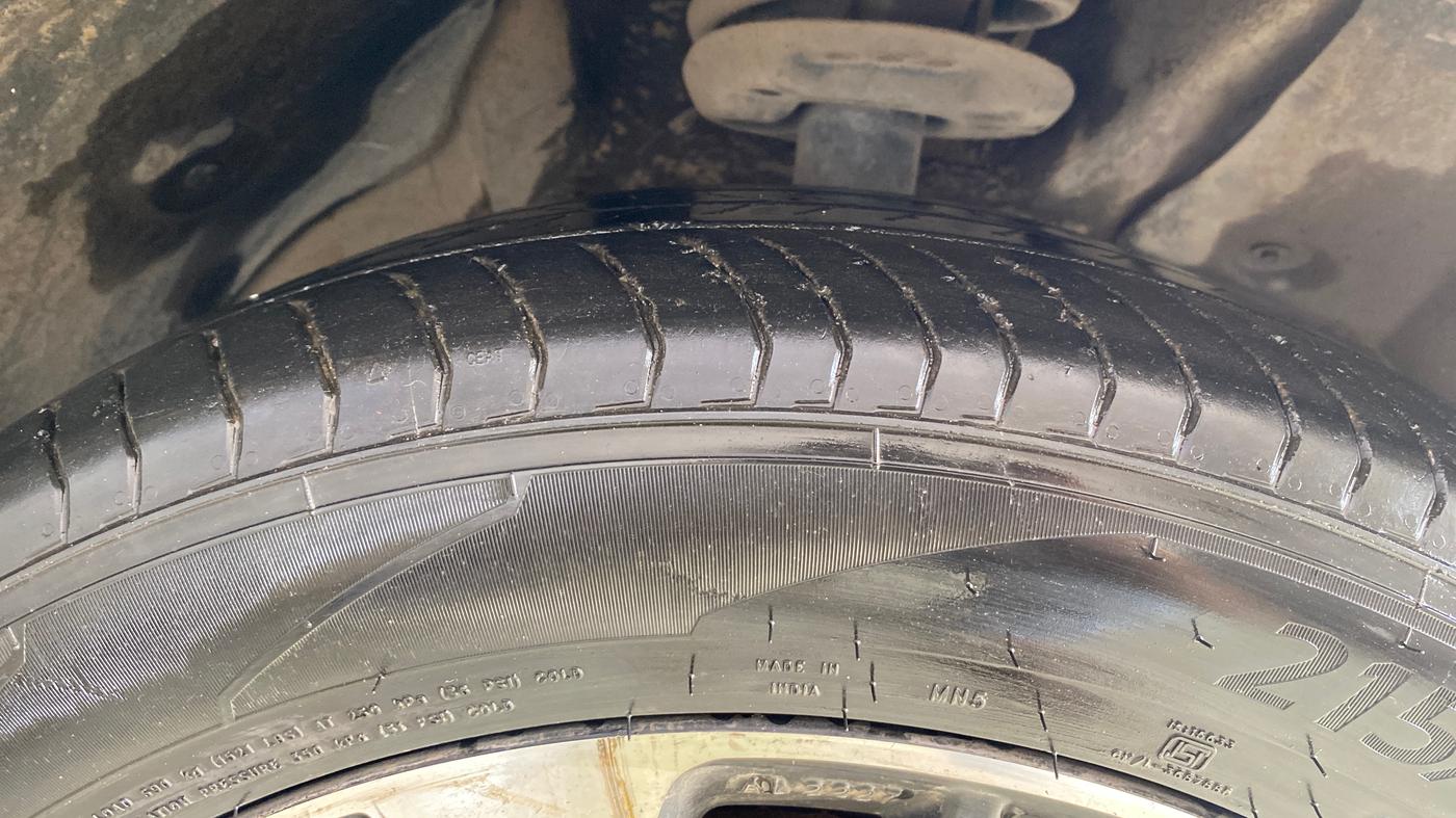 2021 MG HECTOR SHARP 1.5 PETROL CVT, Petrol, Automatic, 89,511 km, Right Front Tyre Tread
