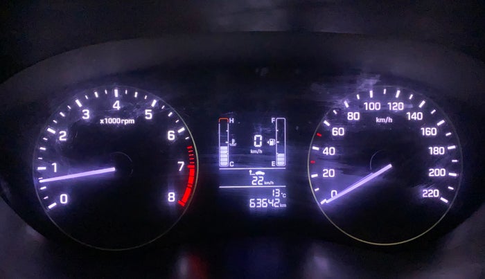 2016 Hyundai Elite i20 SPORTZ 1.2, Petrol, Manual, 63,634 km, Odometer Image