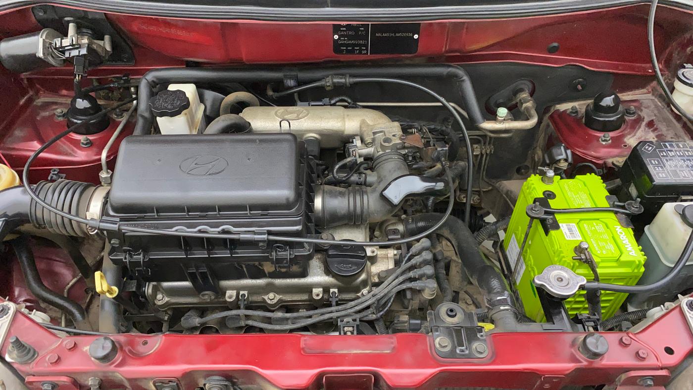 2010 Hyundai Santro Xing GLS, Petrol, Manual, 64,852 km, Open Bonet