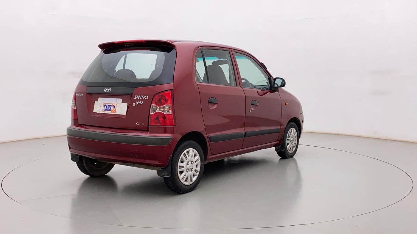 2010 Hyundai Santro Xing GLS, Petrol, Manual, 64,852 km, Right Back Diagonal